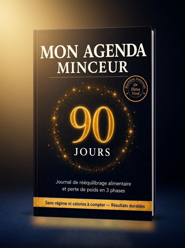 Mockup du livre Mon Agenda Minceur 90 jours