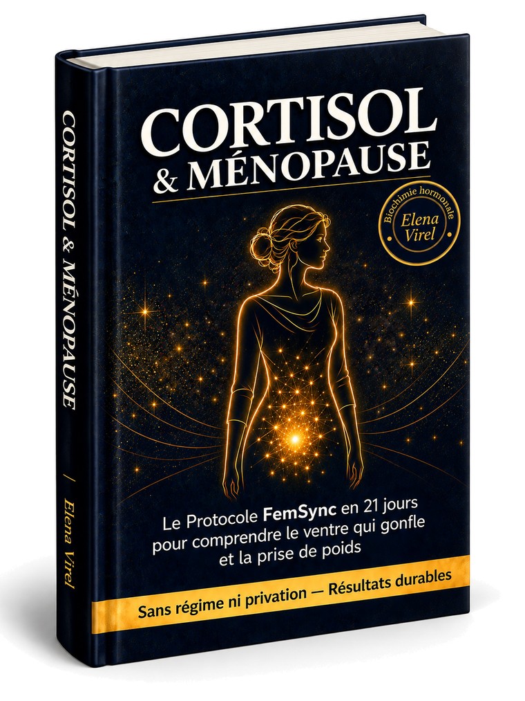 Couverture du livre Cortisol & Ménopause