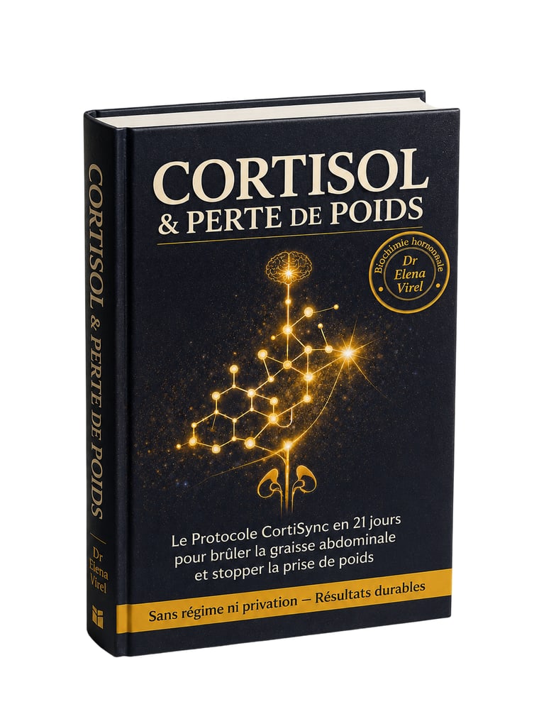 Mockup du livre Cortisol & Perte de Poids
