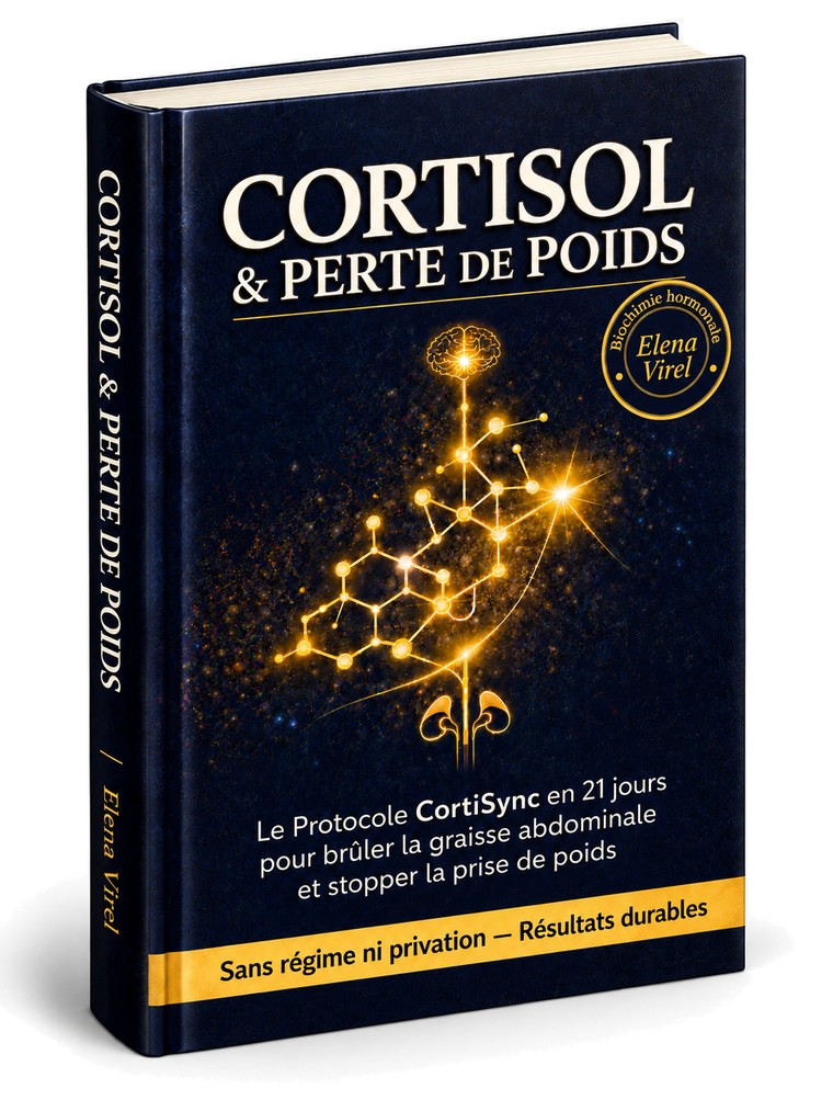 Mockup du livre Cortisol & Perte de Poids