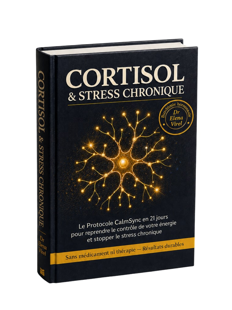 Mockup du livre Cortisol & Stress Chronique