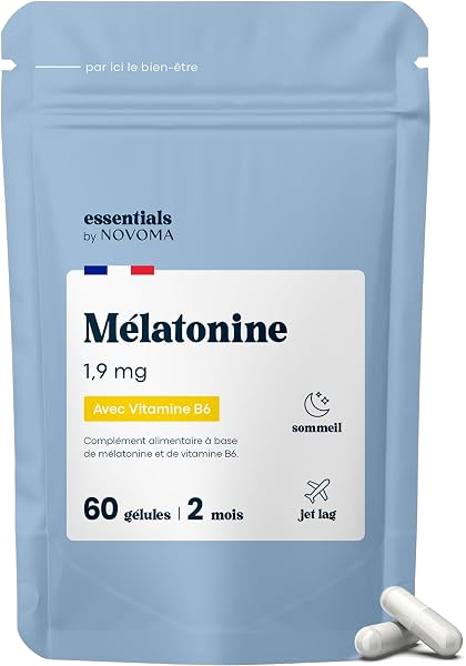 Mélatonine 1,9 mg + B6 NOVOMA